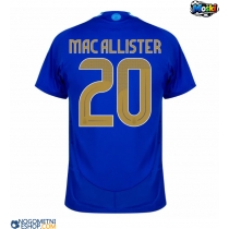 Moški Nogometni dresi Argentina Alexis Mac Allister #20 Gostujoči Copa America 2024 Kratek Rokav